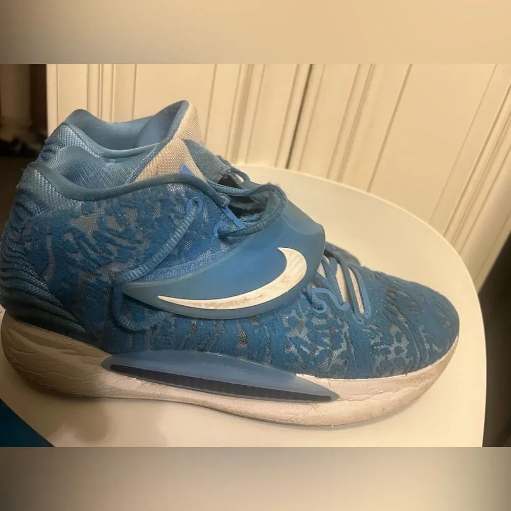 Nike KD14 TB University Blue/White Basketball Shoes DM5040-405 US Men Size 11.5